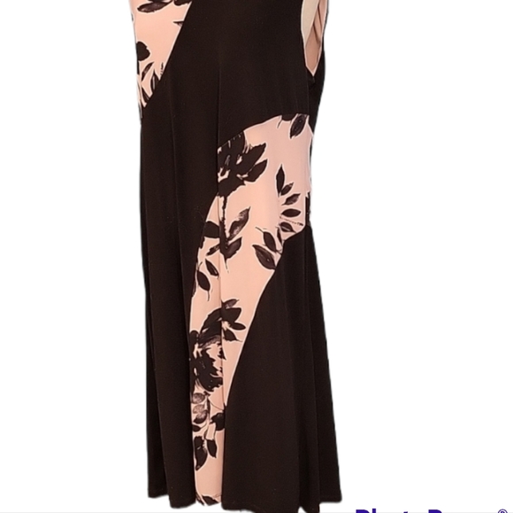 Ivanka Trump Dusty Rose & Black Summer Dress XL - Picture 4 of 9